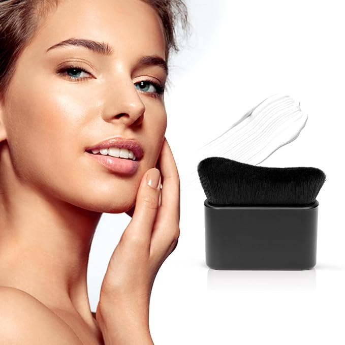 UNIMEIX Self Tanner Brush Sunscreen Body Makeup Brush Kabuki Blend Applicator Spray Tan Blending Beauty Brush for Body Coverage Perfector(Black)