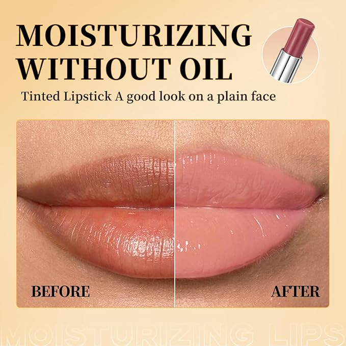 2Pcs Honey Noir Lipstick Tinted Lip Balm, Deep Moisturizing Lip Color, Nourishing Lip Balm, Black and Pink Honey Lip Gloss, Hydrating Lipstick for All Skin Tones