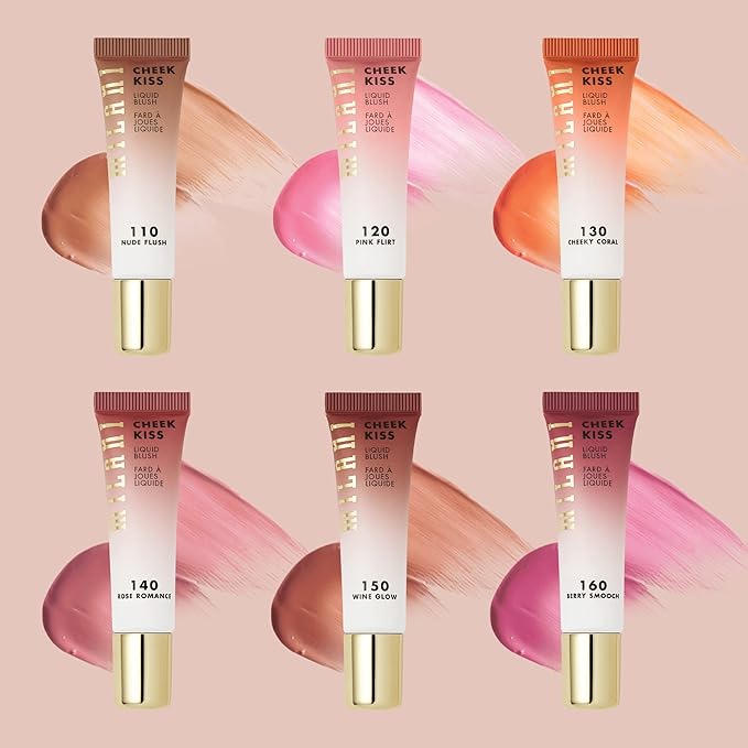 Milani Cheek Kiss Liquid Blush Makeup, Lightweight, Blendable & Buildable for Radiant Flushed Cheeks, Skin-Loving Formula - Rose Romance