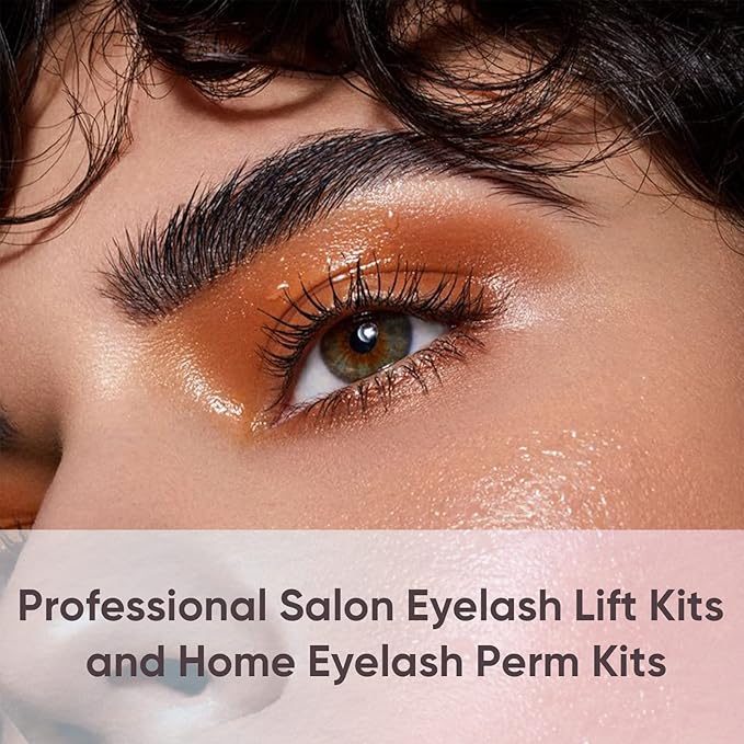 Libeauty Brow Lamination Kit Lash Lift Kit Lasting 8 Weeks Sachet Disposable Upgraded Version Curling Perming Wave Lotion & Liquid Set Home Perm Kit