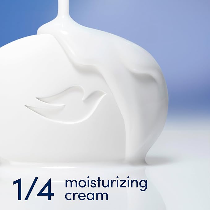 Dove Beauty Bar Soap Original, Pack of 24 for Soft, Smooth Skin, with 1/4 Moisturizing Cream 3.75 oz