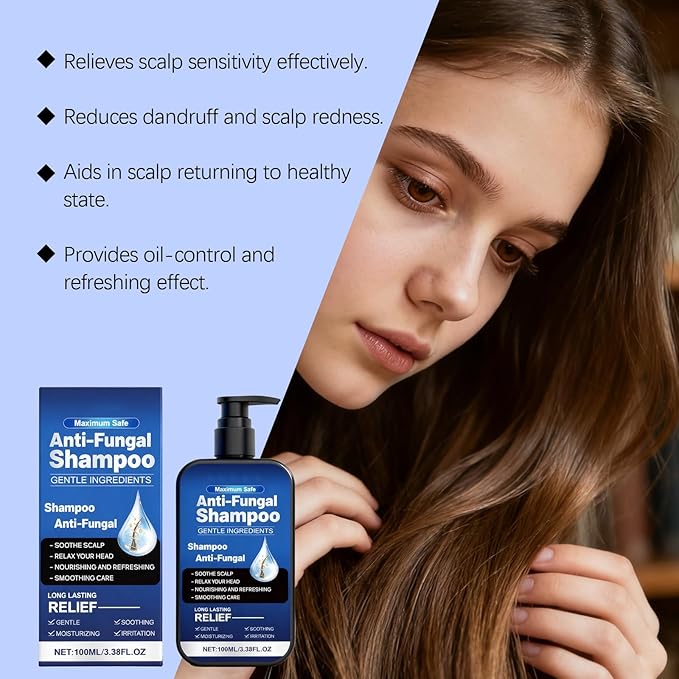 Hair Shampoo - Gentle Moisturizing Hair Shampoo for Women and Men to Gently Cleanse, Refresh & Nourish Strands, Soothe Scalp(3.38 fl oz)
