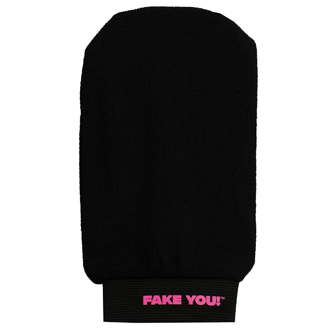 Fake You! Exfoliating Mitt for Body – Premium Body Exfoliator Mitt for Smooth, Radiant Skin – Reusable Exfoliator Glove for Dead Skin Removal – Elastic Cuff for Secure Fit