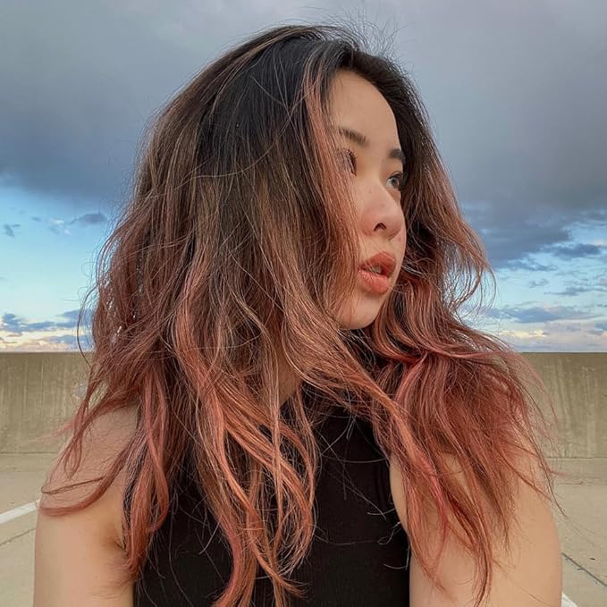 Overtone Daily Color Depositing Conditioner, Rose Gold, 8oz, Hydrating, Damage-Free Temporary Hair Color for All Hair Types with Shea Butter & Coconut Oil, Vegan & Cruelty-Free