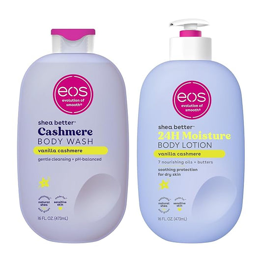 eos Shea Better Body Lotion + Body Wash, Vanilla Cashmere