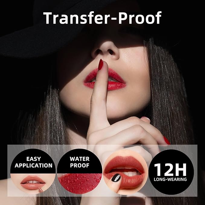 Hot Pink Liquid Lipstick - Long Lasting, Smudge-Proof, Transfer-Resistant Lip Color,Waterproof, Non-Transfer Formula (Urban Chic)