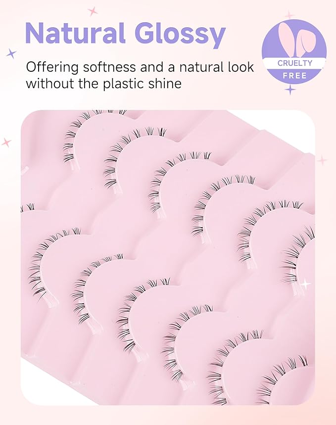 Bottom Lashes Srip Bottom Eyelashes False Lower Lashes Fake Bottom Eyelashes 7 Pairs Bottom-01