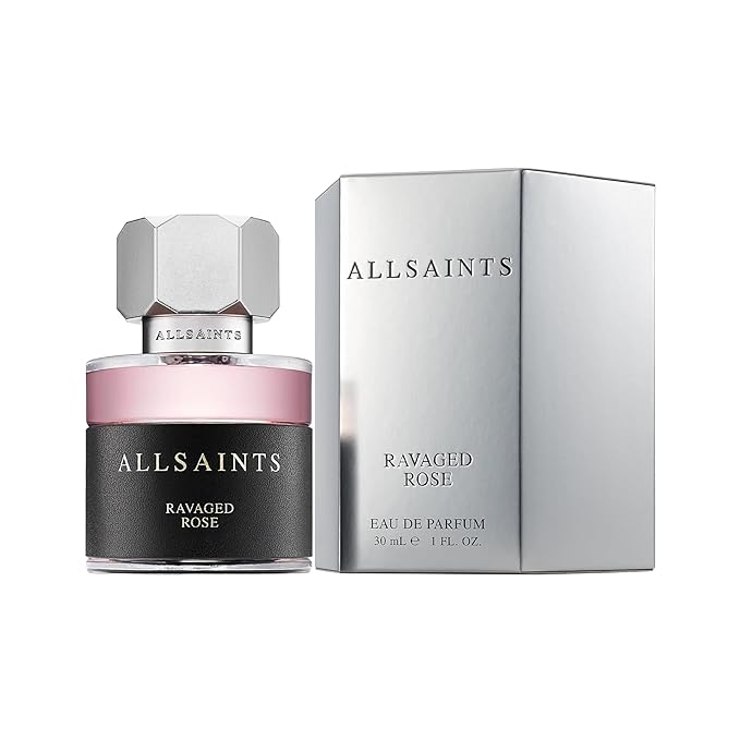 AllSaints Ravaged Rose Eau De Parfum - Floral & Fruity Perfume with Rose Fragrance - Intense Unisex Perfume with Amber & Woods - Rich Fragrance for Daytime Wear - 30mL/1 fl oz