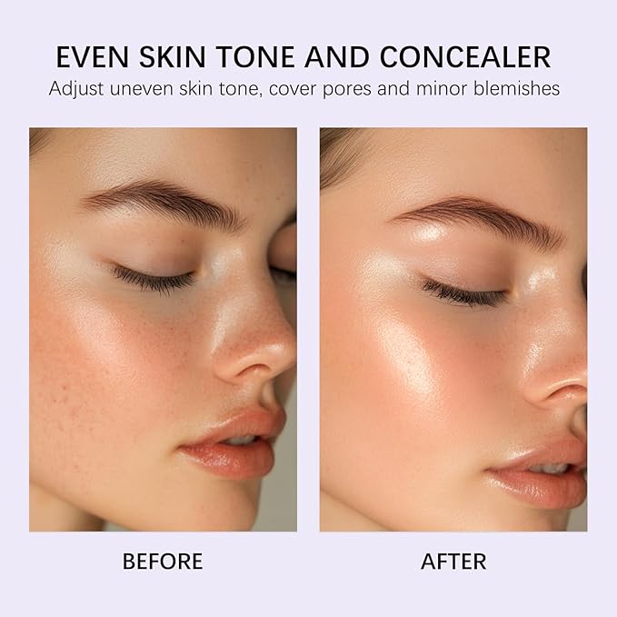 Balm Foundation | Age-Defying Hydrating Cushion Foundation for Mature Skin, Medium Buildable Coverage & Satin Glow Finish Makeup, Blurs Fine Lines, Smooths Texture (light/medium)