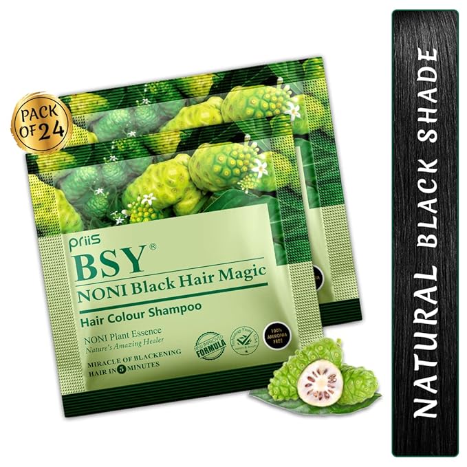 Hair Dye Shampoo, 12 ml - Pack of 24 Sachets