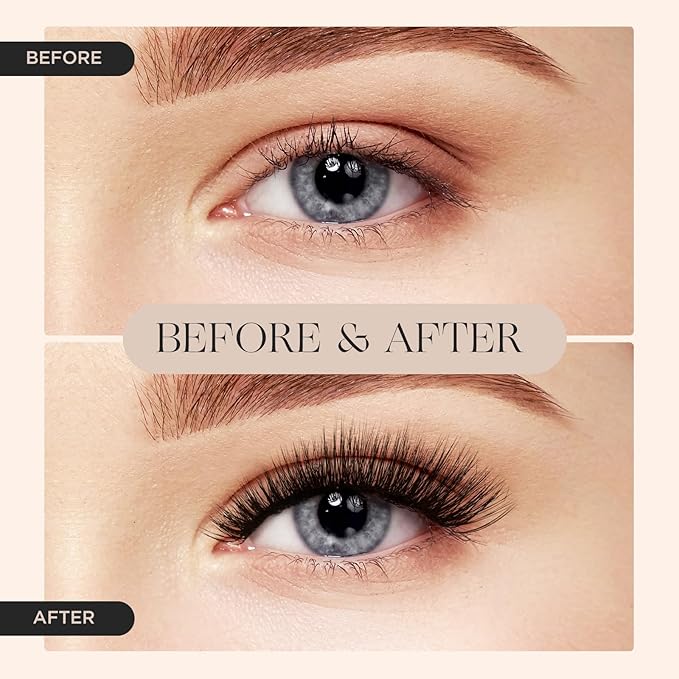 Lashes Clusters Natural Look 144Pcs Wispy Lashes Reusable Super Thin Band & Soft Individual Volume Faux Mink Lashes(703C)