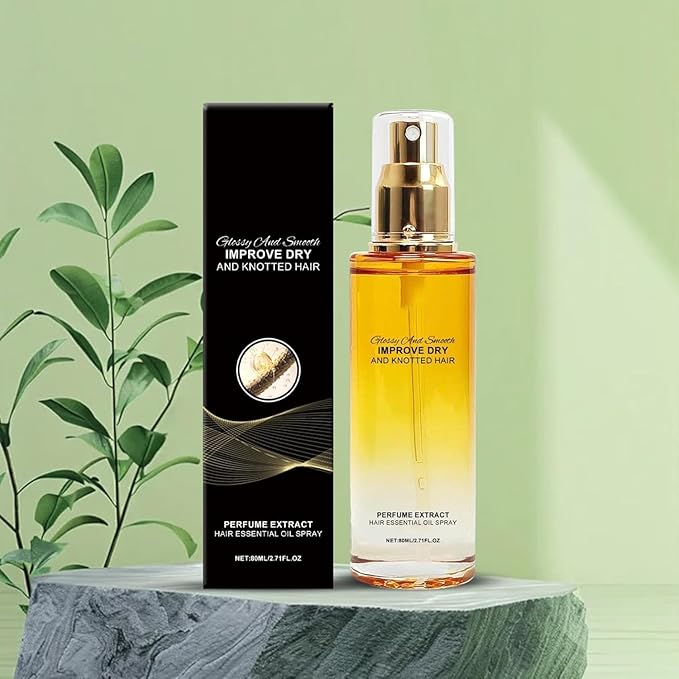 Conditioning Oil Spray Scalp & Hair Strengthener, Scented hair oil perfume, Hair Essential Oil Spray, Scented Hair Oil Perfume Sprays, for women, Hair Essential Oil Spray