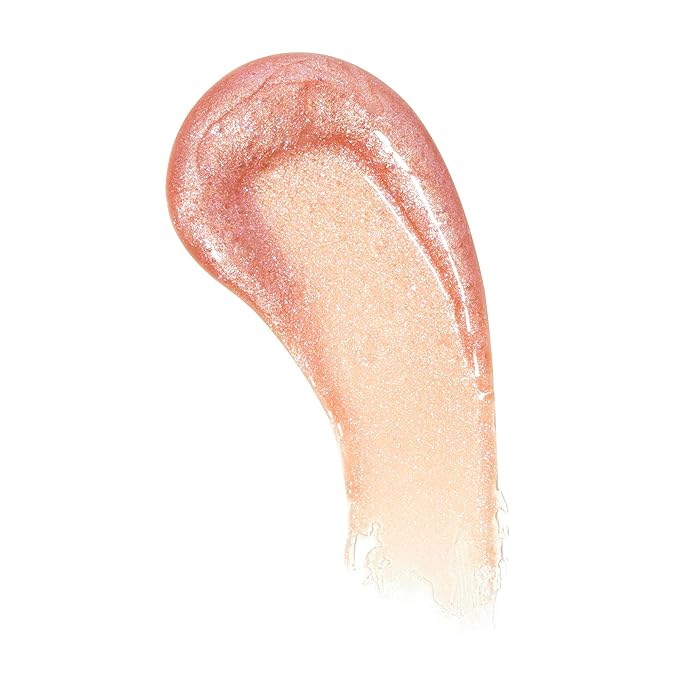 Revolution Beauty London, Pout Bomb Shimmer Gloss, High-Shine Lip Gloss & Shimmer for Glossy Lips with Hyaluronic Acid & Sweet Vanilla Scent, Glimmer Nude, 0.15 oz