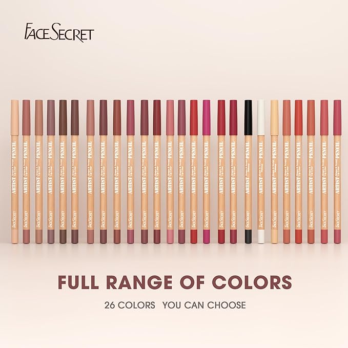 6pcs Nude Lip Liner Makeup Set - Waterproof & Smudge-Proof Matte Pencil, Long-Lasting & Durable, Smooth & Easy Glide, Non-Smudge, Contouring, Filling & Layering (SKETCH-ROAST, 6 Count (Pack of 1))