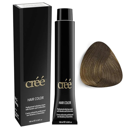 Cree Professional 7.01 - Cold Blond Permanent Hair Color - Long Lasting, Rich Vibrant - Gray Coverage 100ml - 3.4 fl.oz.