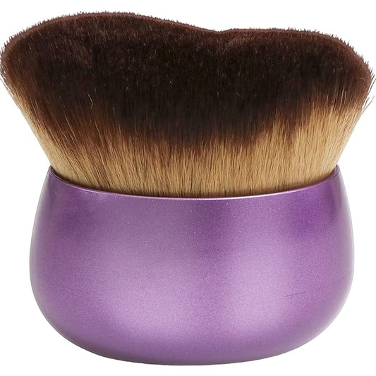 Blend & Blur Extra Large Body Makeup Brush for Self Tanner,Leg Makeup & Bronzer Self Tan Applicator, Powder, Foundation, Blusher, Bronzer，Massager for Face Gift box (Purple)