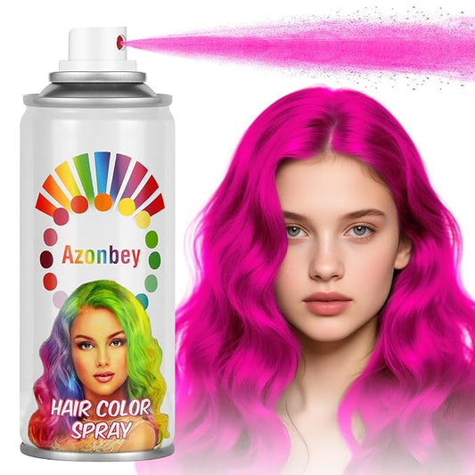 Halloween Hair Spray,Temporary Hair Color Spray for Women Kids Men,Washable Hairspray,Colored Hair Spray,Color Hairspray for Halloween,Party,Cosplay,Christmas Day (Pink)