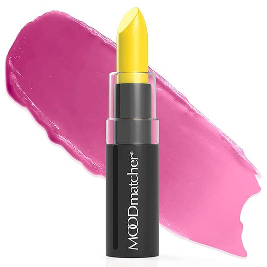 MOODmatcher LIVAURA Original Color Changing Lipstick – 12 Hours Long-Lasting, Moisturizing, Smudge-Proof, Glamorous Personalized Color, Premium Quality – Made in USA (Yellow)