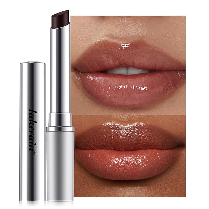 URQT Black & Pink Honey Lipstick Tinted Lip Balm – Moisturizing Sheer Lip with Natural Shine, Hydrating & Lightweight Lip Tint, Long-Lasting Dark Cherry Tinted Balm Lip Stain (Honey Lipstick, 1)