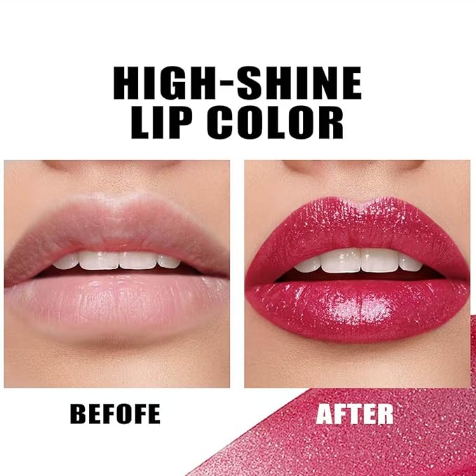 Dark Purple Lipstick For Women Matte Nude Glitter Shimmer Metallic Highly Pigmented Moisturizing Lip stick Hypoallergenic Waterproof Long Lasting Lipsticks Quick Makeup Lightweight Portable 06 #