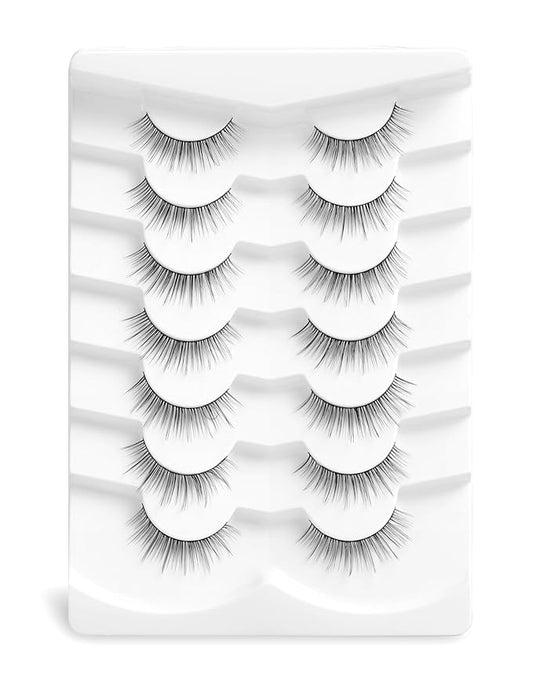 Natural Eyelashes Natural False Lashes Natural Lashes Fake Eyelashes False Eyelashes Strip Lashes Wispy Eyelashes Natural Look Light-02