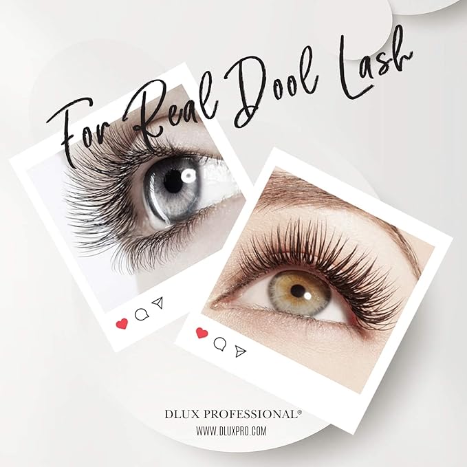 Dlux Professional Eyelash Growth Enhancer Serum & Eyebrow Growth Serum 2 in 1Kit, Hair Growth Enhancer, Boost Serum for Brow & Lash Longer, Fuller Thicker, All Natural Lash Growth Serum, Made in Korea