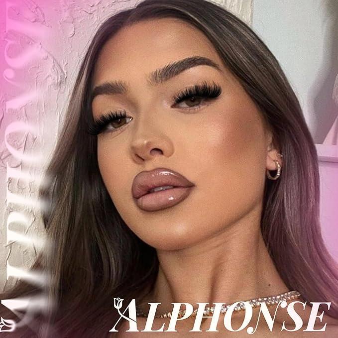 Lash Clusters Kit 200D+300D Mega Volume Cluster Eyelash Extensions 12-24mm Wispy Eyelash Clusters Fluffy Cluster Lashes DIY Lash Extension Kit with Bond and Seal at-Home Application by ALPHONSE