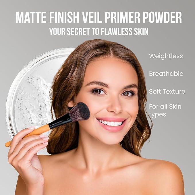 16pc Beginner Mineral Makeup STARTER KIT with 10 BRUSH SET (5gm) Sample Size Foundation, Primer, Blush, Bronzer, Setting Powder for Learning, Occasional Use & First Time Users, Travel Size Kit (Warm)
