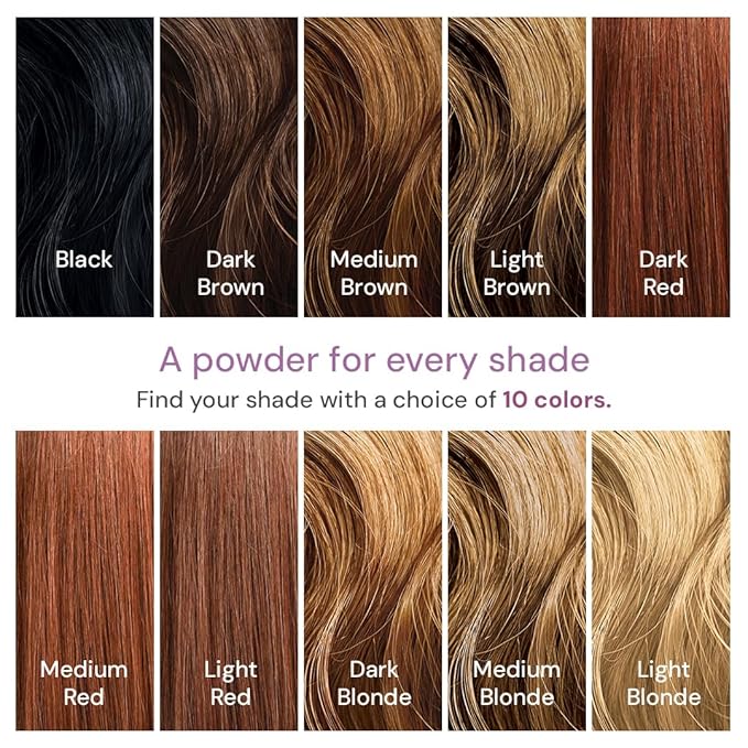 Root Touch Up Powder by Style Edit | Temporary Color for Dark Roots, Highlights, Grays and Thinning Hair | Mineral Infused 2 Pack