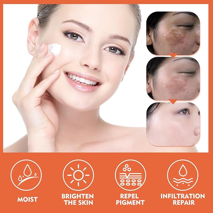 Moisturizing Brightening Concealer Smooth Tone-Up Cream, Corrector Iluminador Hidratante Crema TóNica, Moisturizer Brightening Concealer Smooth for All Skin (2pcs, 1.8 Oz)