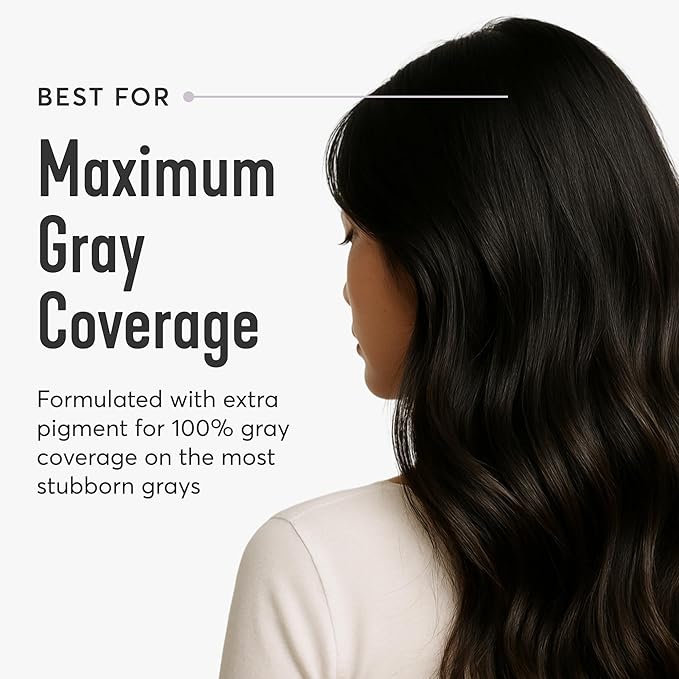 Madison Reed Radiant Hair Color Kit | 2NNA Darkest Cool Black with Ash Undertones (Pescara Black) for 100% Gray Hair Coverage | Dimensional Permanent Hair Dye | PPD-Free & Ammonia-Free | 1 Pack