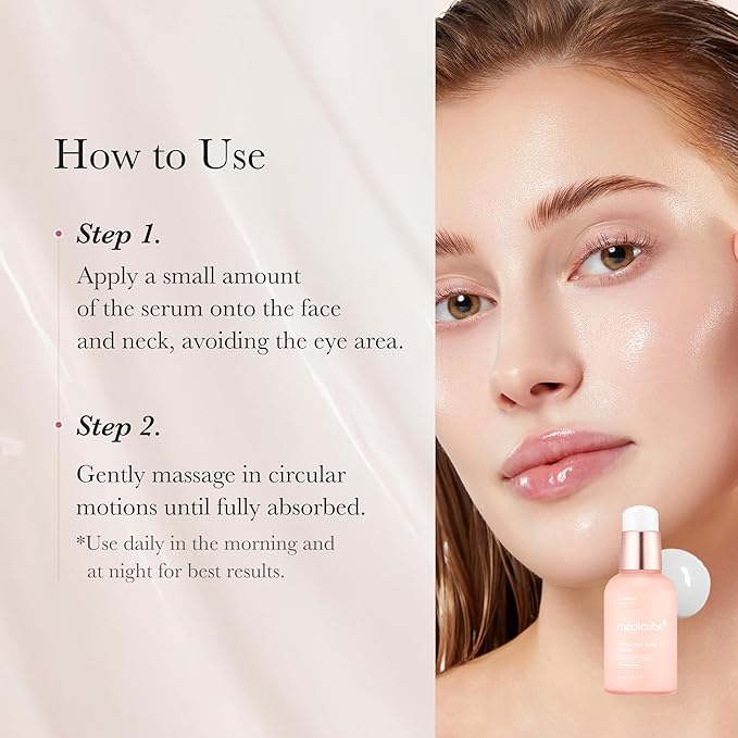medicube Triple Collagen Nourish and Hydrate Duo: Triple Collagen Cream and Triple Collagen Serum | Niacinamide, Hyaluronic Acid for Glowing, Fimer-Looking Skin | Korean Skin Care, Stocking Stuffers