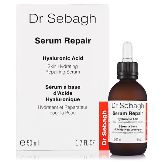Dr Sebagh Serum Repair (1.7 fl oz) - Award-Winning Hyaluronic Acid Facial Hydrator - Anti Aging & Wrinkle - Skin Moisturizing & Repairing Formula - Collagen Boosting Youthful Glow For Women & Men