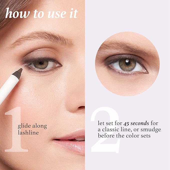 Julep When Pencil Met Gel Sharpenable Multi-Use Longwear Eyeliner Pencil - Frost Shimmer - Transfer-Proof - High Performance Liner