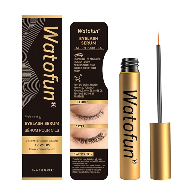 Eyelash Growth Serum - Hypoallergenic Lash Enhancing Treatment for Longer, Thicker Lashes - Advanced Formula for Sensitive Eyes - Visible Results in 4-6 Weeks - 5ml