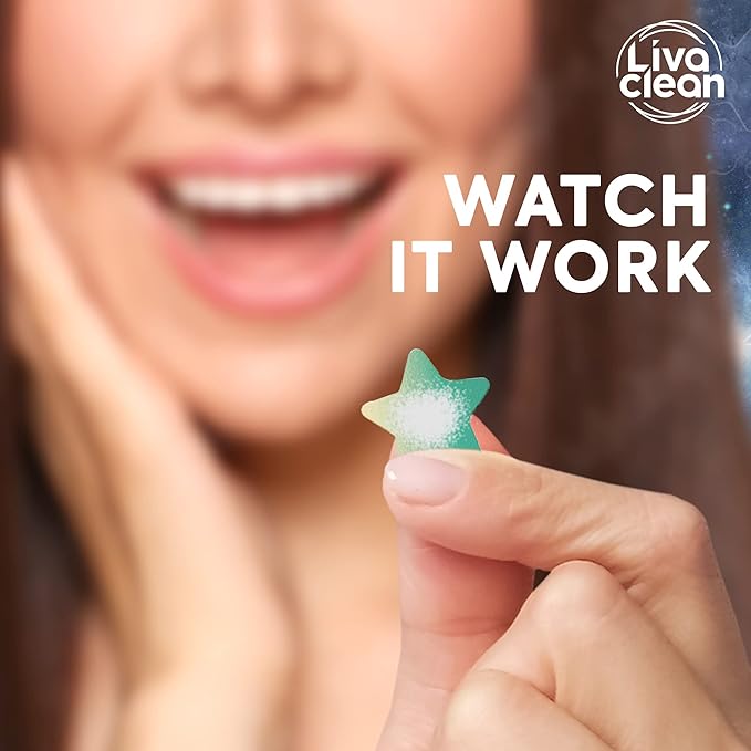 LivaClean 240 CT Holographic Cute Acne Patches - Space Edition w/Salicylic Acid & Tea Tree Oil for Face - Hydrocolloid Star Pimple Patches