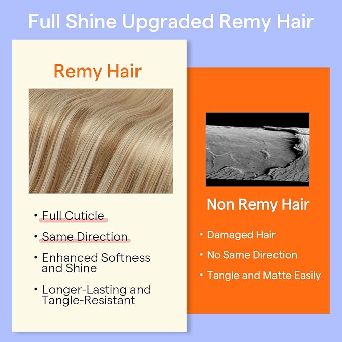 Full Shine Human Hair Clip in Extensions Balayage Clip in Hair Extensions Remy Hair Golden Brown to Dark Blonde Hair Extensions Clip ins Human Hair for Women Double Weft 7 Pcs 20 Inch 120 G