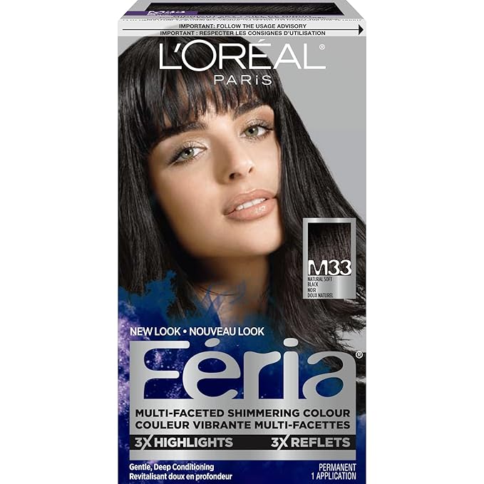 L'oreal Paris Feria Midnight Collection Natural Soft Black