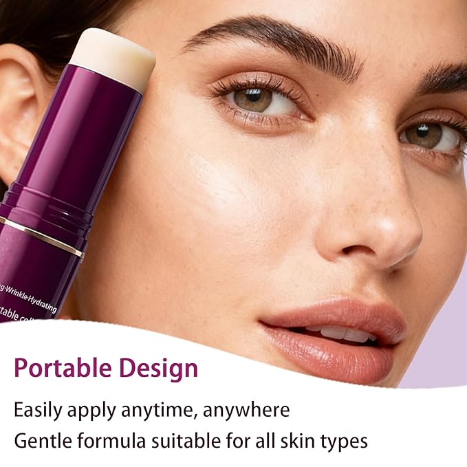 2PCS Calcium Multi Balm, cementerre calcium multi balm，Korean collagen moisturizing stick, anti wrinkle moisturizing cream for intensive repair, firming skin, suitable for eyes, neck and face