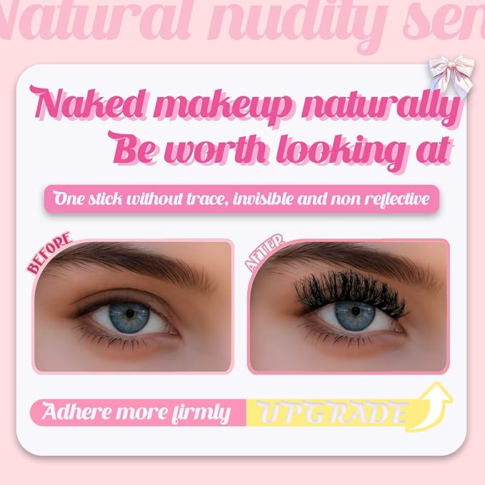 False Eyelashes Wispy Lashes Natural Look Fake Eyelashes Cat Eye Lashes Mink Fluffy Strip False Lashes Fox Eye Lashes Pack 14 Pairs