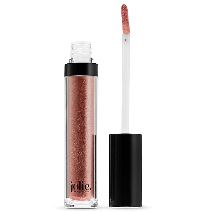 Jolie Cosmetics Sheer Tinted Lip Plumping Gloss W/ 3D Lip Plump Complex (Nuzzle)