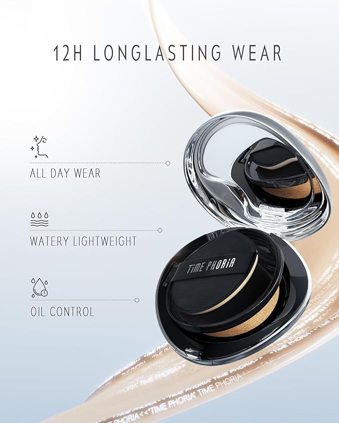 TIMELESS LUMINA MATTE PERFECTION CUSHION | Full Coverage, Weightless, Skin fit, Velvety Matte Finish, Oil-Control Waterproof Fondation, Sweatproof Flawless BB Cream CC (05 TAN)