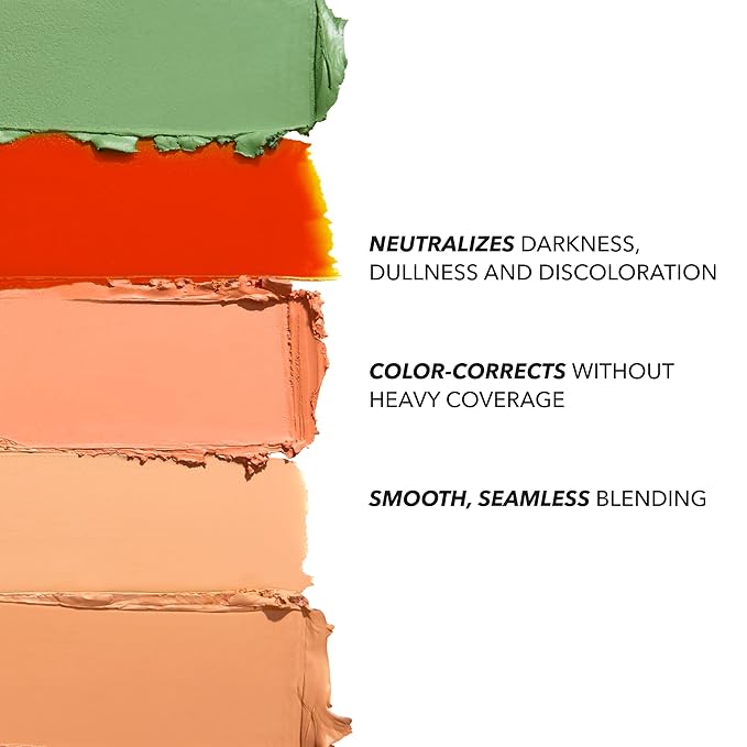 Cover FX Correct Stick Peach Color Corrector Concealer - Bourbon: Neutralize Darkness & Discoloration (Deep to Rich Skin Tones) - Creamy Lightweight Full Coverage