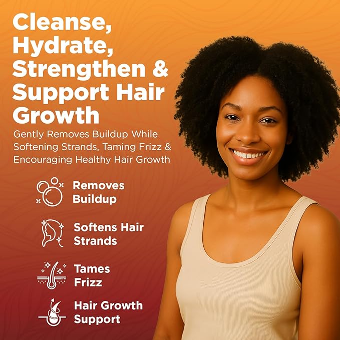 Batana Oil Shampoo & Conditioner Bundle (Okaga Shower Set) with Aloe Vera Leaf Juice, Saw Palmetto, Caffeine, Biotin, Jojoba, Pumpkin Seed, Castor, Rosemary & Hydrolyzed Rice Protein