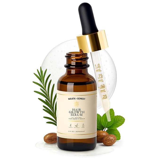 Hair Growth Serum Women & Men — 10-in-1 Tricho10™ Scalp Serum for Thicker, Fuller Hair & a Healthier Scalp — Fast-Absorbing, 3X Strengthening Blend for Thinning Hair & All Hair Types (1 fl oz / 30 ml)