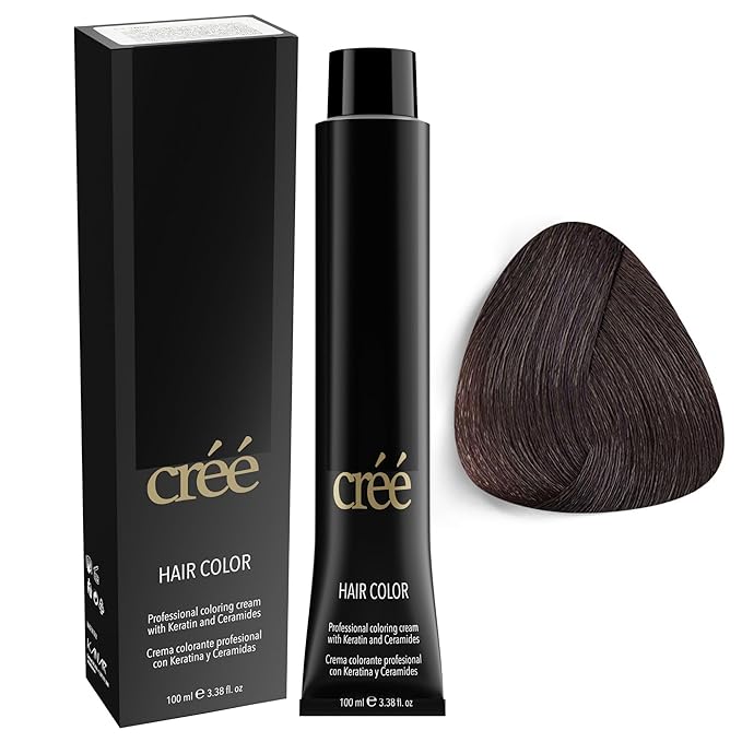 Cree Professional 4.99 - Cocoa Permanent Hair Color - Long Lasting, Rich Vibrant - Gray Coverage 100ml - 3.4 fl.oz.
