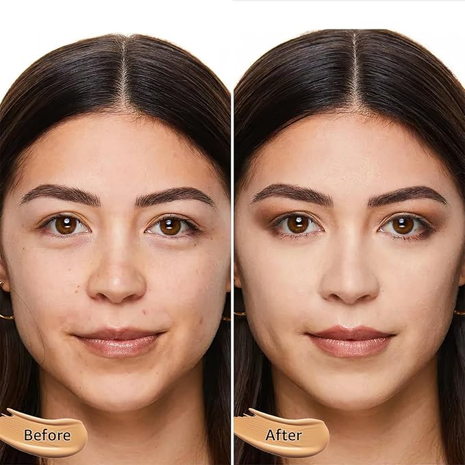 Mushroom Head Air Cushion CC Cream - BB Cream Foundation for Concealer Full Coverage Skin Moisturizing, Brighten Long - Lasting Even Color Correcting for All Skin Types (Buff Beige)