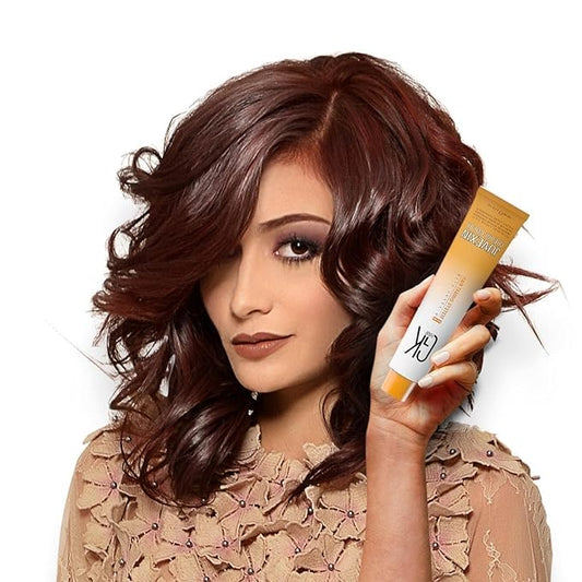 GK HAIR Global Keratin Professional Hair Color Cream Tube (3.4 Fl Oz/100ml) Nourishing & Cleansing Colors for Styling High Performance Long Lasting Permanent Natural Toner Dye