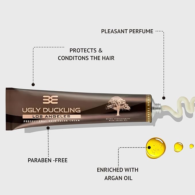 Professional Hair Color with Argan Oil 100B Intense Silver Blonde Toner. 3.5 oz tube (100 ml). Argan oil ensures exceptional hair quality and shine. Made in Europe.