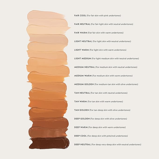 YENSA Skin on Skin BC Foundation Makeup - CC, BB Cream & Full Coverage Foundation-In-One - Buildable, Radiant Finish with SPF 40, Hyaluronic Acid, Peptides & 8 SuperBlacks - Medium Golden (1 oz)